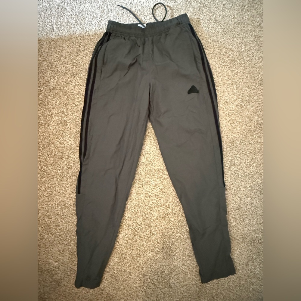 Adidas Mens Dark Teal-ish Green Tiro Woven Track Pants
